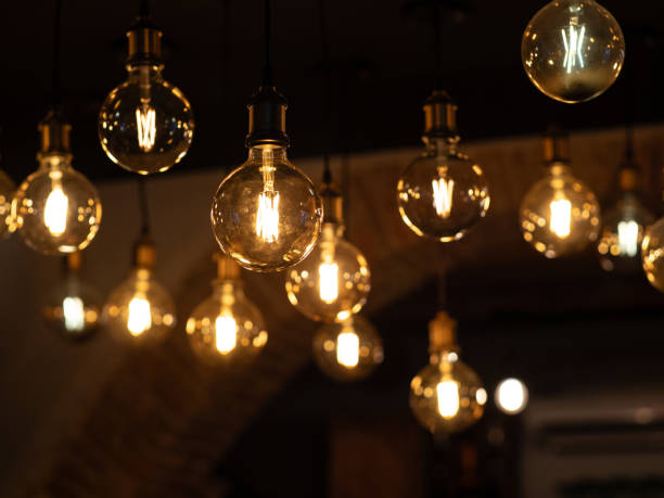 istock vintage lamps in the room 1923089470
