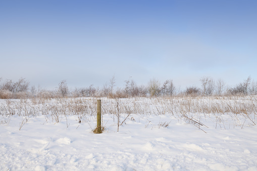 A photo of winter landscape in Danmak