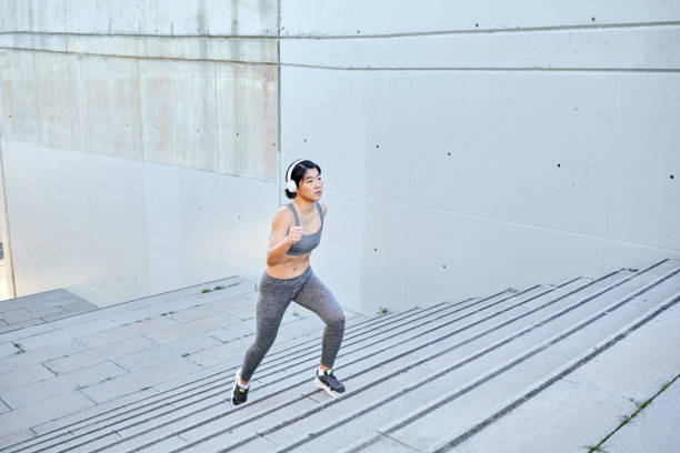 istock Asian woman workout in the city. 1923210530
