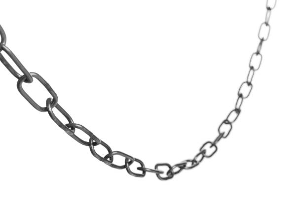 istock One common metal chain isolated on white 1923285810