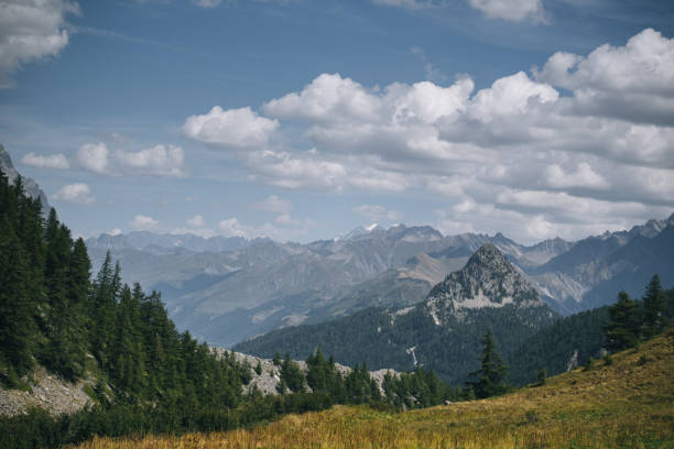 Snow capped mountain in the Lost River Range of Idaho.