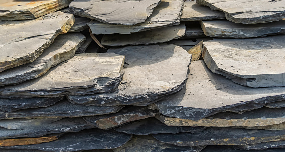 lat stacked stone. Background and Texture/