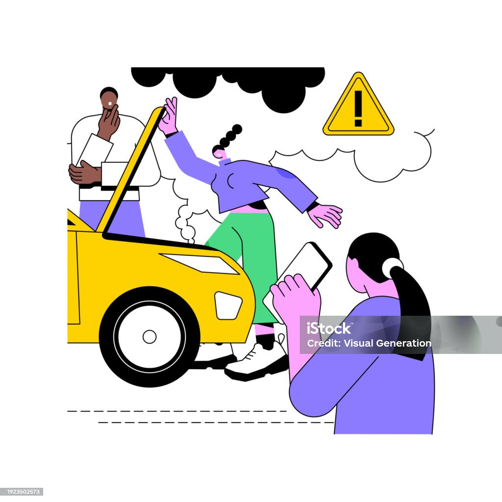 Car Problems Cartoon Car Problem Isolated Cartoon Vector Illustrations Stock Illustration ...
