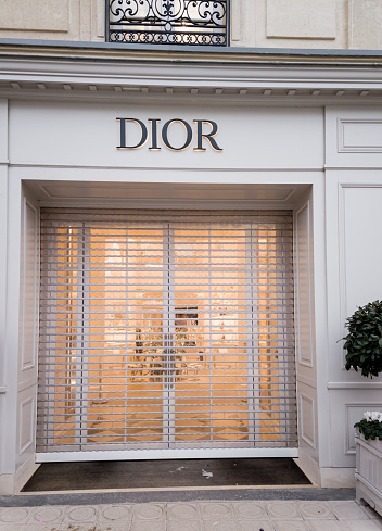 France, Paris, January 09, 2024 - Christian Dior is a French luxury modehouse