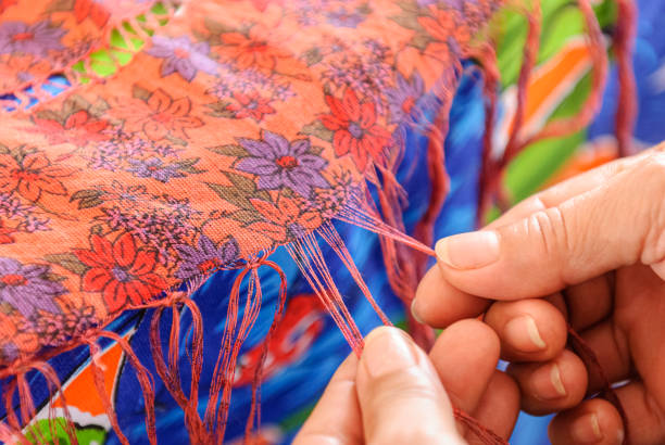 Handmade work with calico fabric, widely used for crafts, patchwork and decoration items in Brazil.