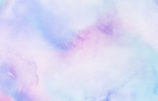 Violet watercolor with white splatter abstract background with paper watercolor texture