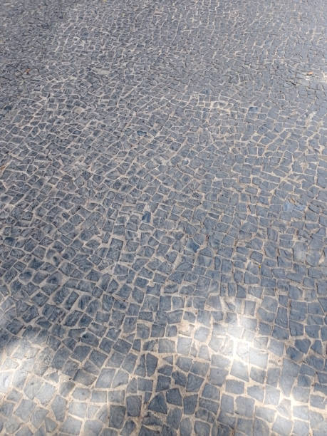 istock Floor of natural black stones 1923757982