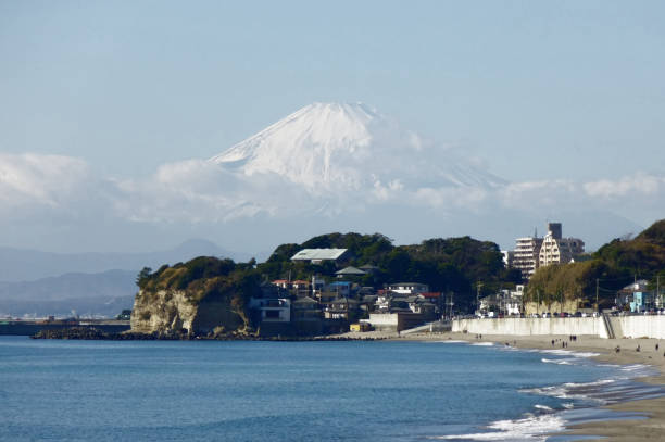 istock Mt.Fuji, view from the coast 1923887871