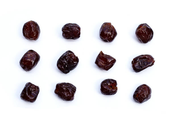 istock Sweet chinese jujube dessert on white background. 1923941136