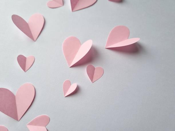 istock Pink paper hearts 1923959211