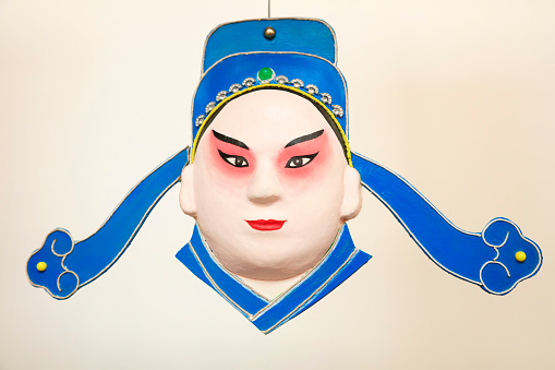 Facebook mask of Chinese traditional Peking Opera