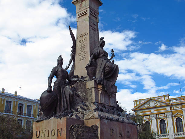 istock The statue on Murillo Square in La Paz, Bolivia 1924003507