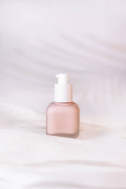istock Foundation product bottle photographed with minimal and creative. 1924084068