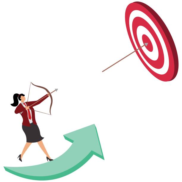 istock Perfection, Business Target, Archery, Achievement, Aiming, Businesswoman 1924261670
