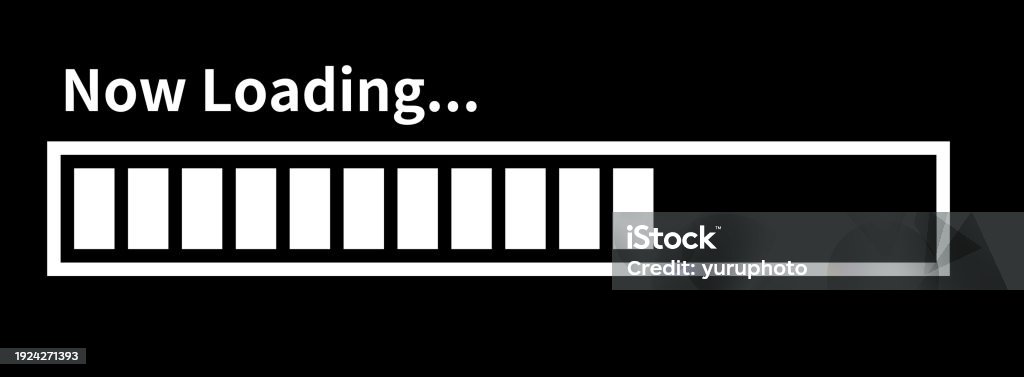 Loading Bar Stopped Simple Loading Bar Progress Bar Stock Illustration - Download Image Now ...