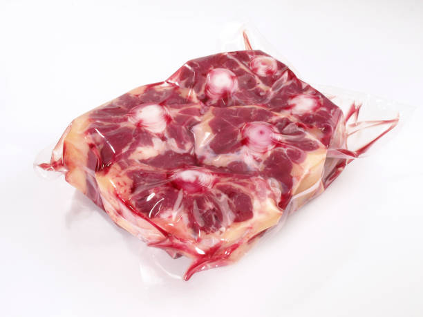 istock Raw Oxtail Pieces in a Vacuum Bag - Isolated 1924373768