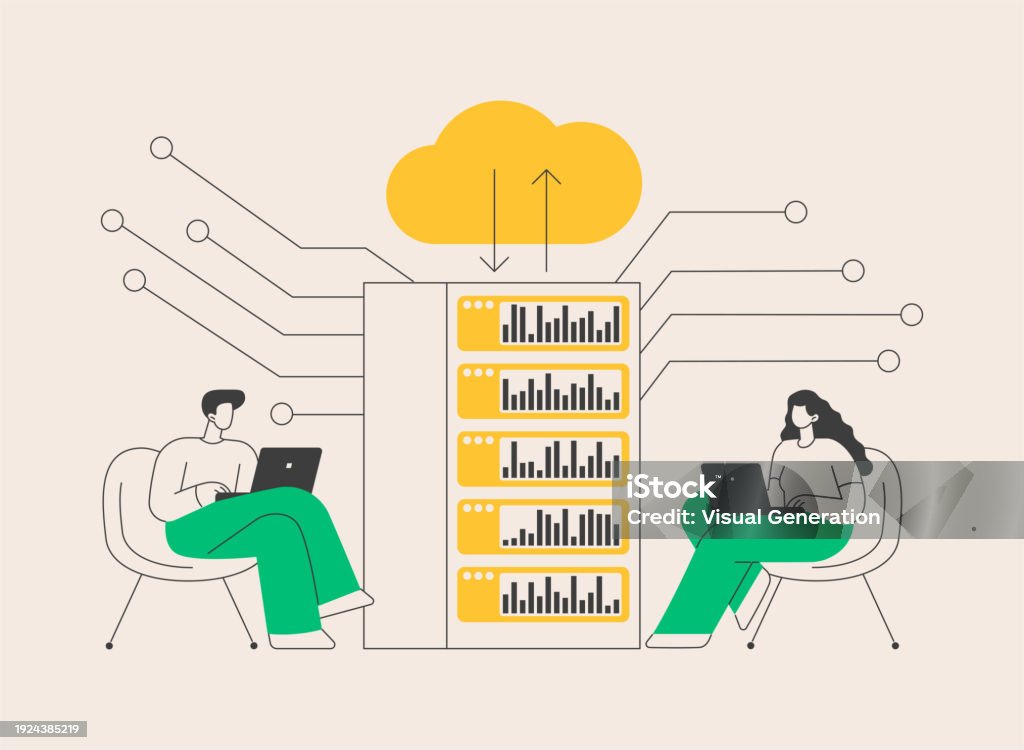 Edge Computing Abstract Concept Vector Illustration Stock Illustration ...