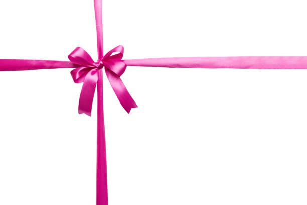 istock Red ribbon bow isolated on white background. empty space for design 1924386868
