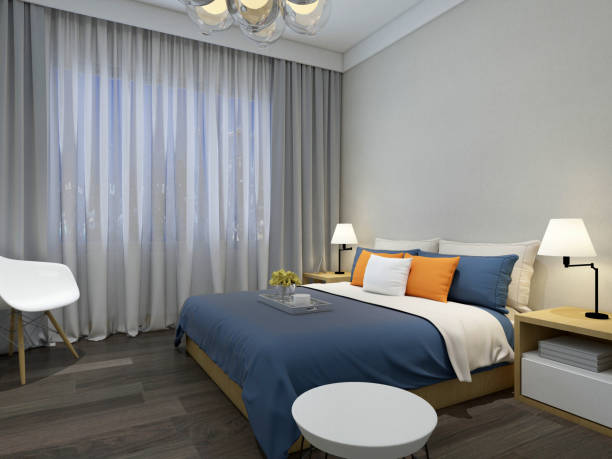 istock 3d render of modern bedroom 1924398922