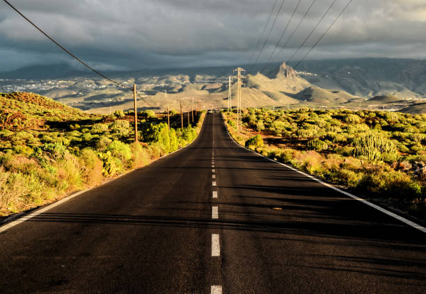 istock Lonely Road in the Desert 1924408356