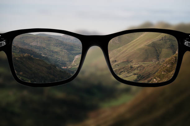istock Glasses focusing a mountain landscape 1924409453