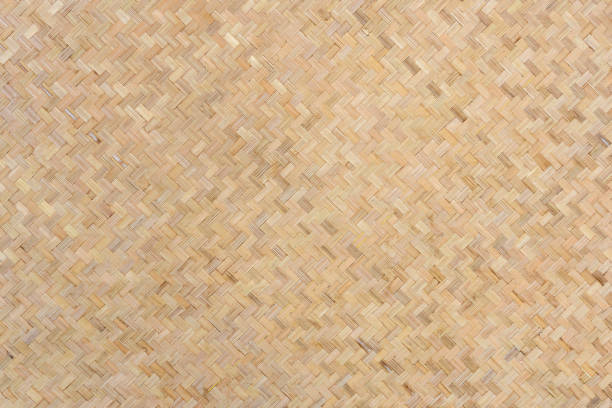 istock Woven bamboo pattern, bamboo weave wall background, Wooden bamboo texture. 1924432676