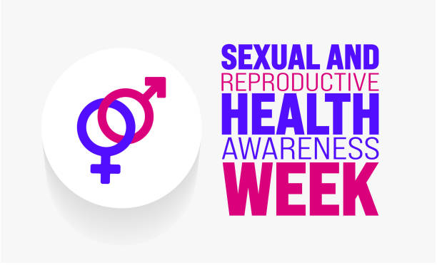 istock February is Sexual and reproductive health awareness week background template. Holiday concept. background, banner, placard, card, and poster design template with text inscription and standard color. 1924466740