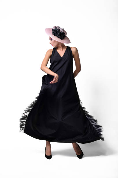 istock Photomodel in black dress. 1924471578