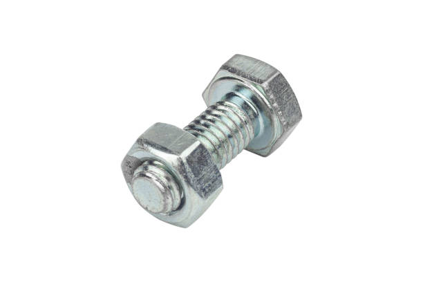 istock bolt with nut, metal bolt with nut isolated from background 1924539988