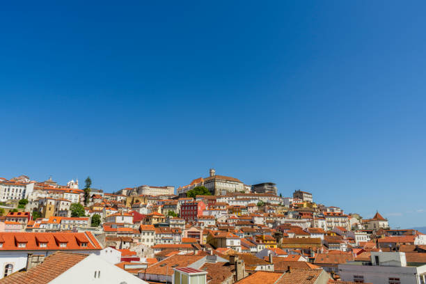 istock View at the town from above, Coimbra 1924841517