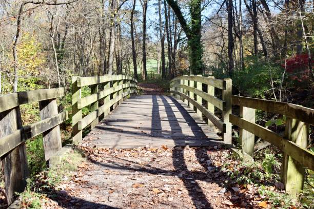 istock Old Wooden Footbridge 1924842657