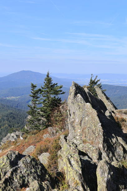 istock Sunny autumn day on Mount Osser in the Bavarian Forest 1924843197