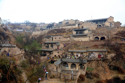 Shanxi Mountain Village Architectural Scenery in China