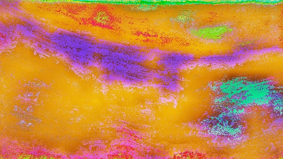 Yellow, pink, purple, red and green colored Abstract digital watercolor painting background picture. Abstract watercolor painting background picture for computer desktops.