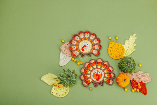 istock Autumn table setting. Thanksgiving cutlery, traditional fall decor, flat lay. Festive cozy mood 1925007368