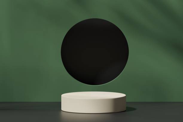 istock Scene with a podium for product presentation, 3d rendering 1925024615