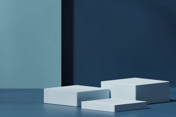 istock Scene with a podium for product presentation, 3d rendering 1925024617