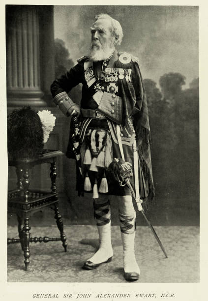 istock General Sir John Alexander Ewart, Scottish military uniform, British history, 1890s 1925091111