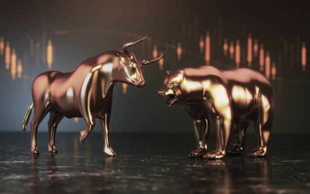 istock Bull & Bear Market Concept on Financial Chart 1925105342
