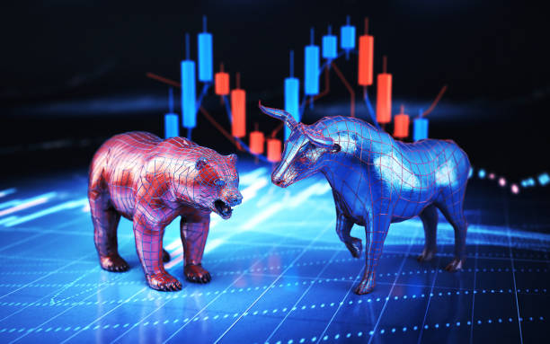 istock Bull & Bear Market Concept on Financial Chart 1925107445