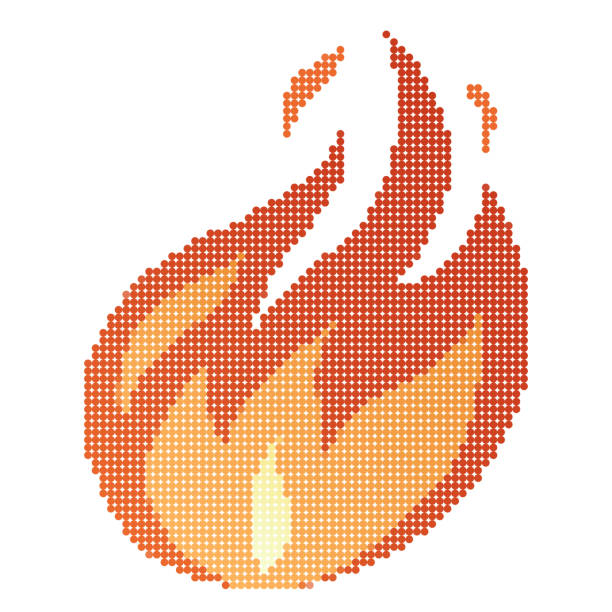 120개 이상의 Pixel Fireball 스톡 사진, 그림 및 Royalty-Free 이미지 - iStock