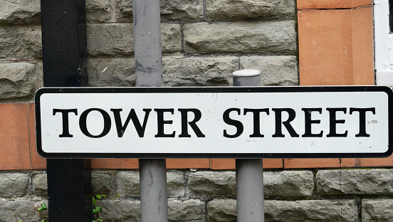 Many of the street signs in Crickhowell town centre refer to The Tower which is a Grade II listed property that dates back to medieval times and boasts its own tower in the garden