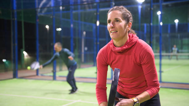 istock Padel tennis player ready to serve 1925292717