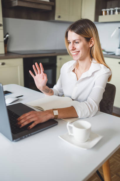 istock A young woman works from home 1925296469