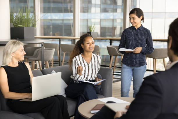 istock Young African American professional woman offering creative ideas 1925299607