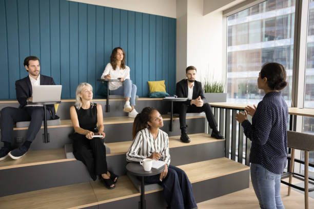 istock Young female business leader discussing project plan 1925318344