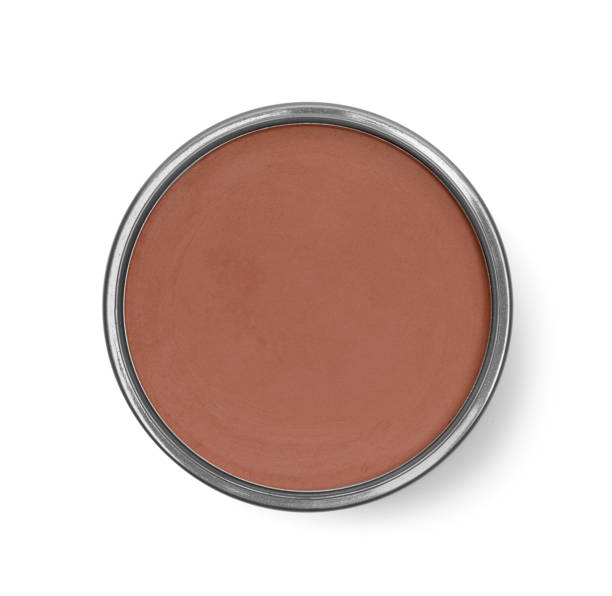 istock Face powder isolated on white, top view 1925438757