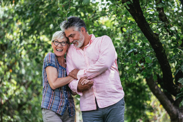 istock Senior couple relaxing in garden 1925464302
