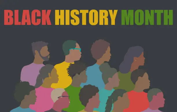 Vector illustration of Black History Month