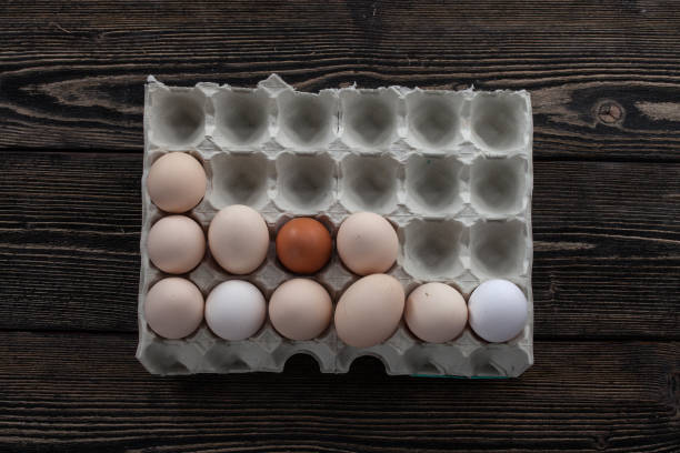 istock Celebrate Easter with Farm-Fresh  Eggs on a Rustic Wooden Backdrop - Traditional Goodness for Your Holiday Feast 1925539362
